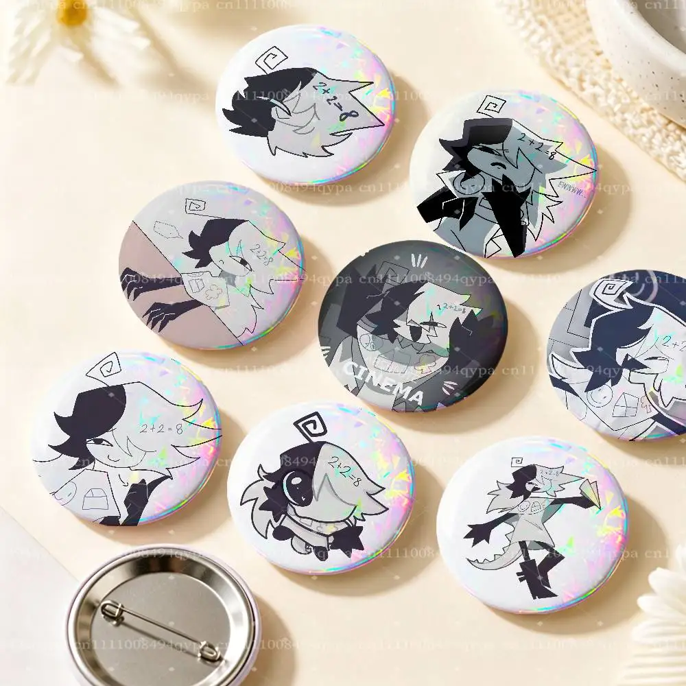 Zip FPE Fundamental Paper Education Pin Round Circle Shape Metal Button Pin Badge Pinback Decoration Gifts Clothes Decor