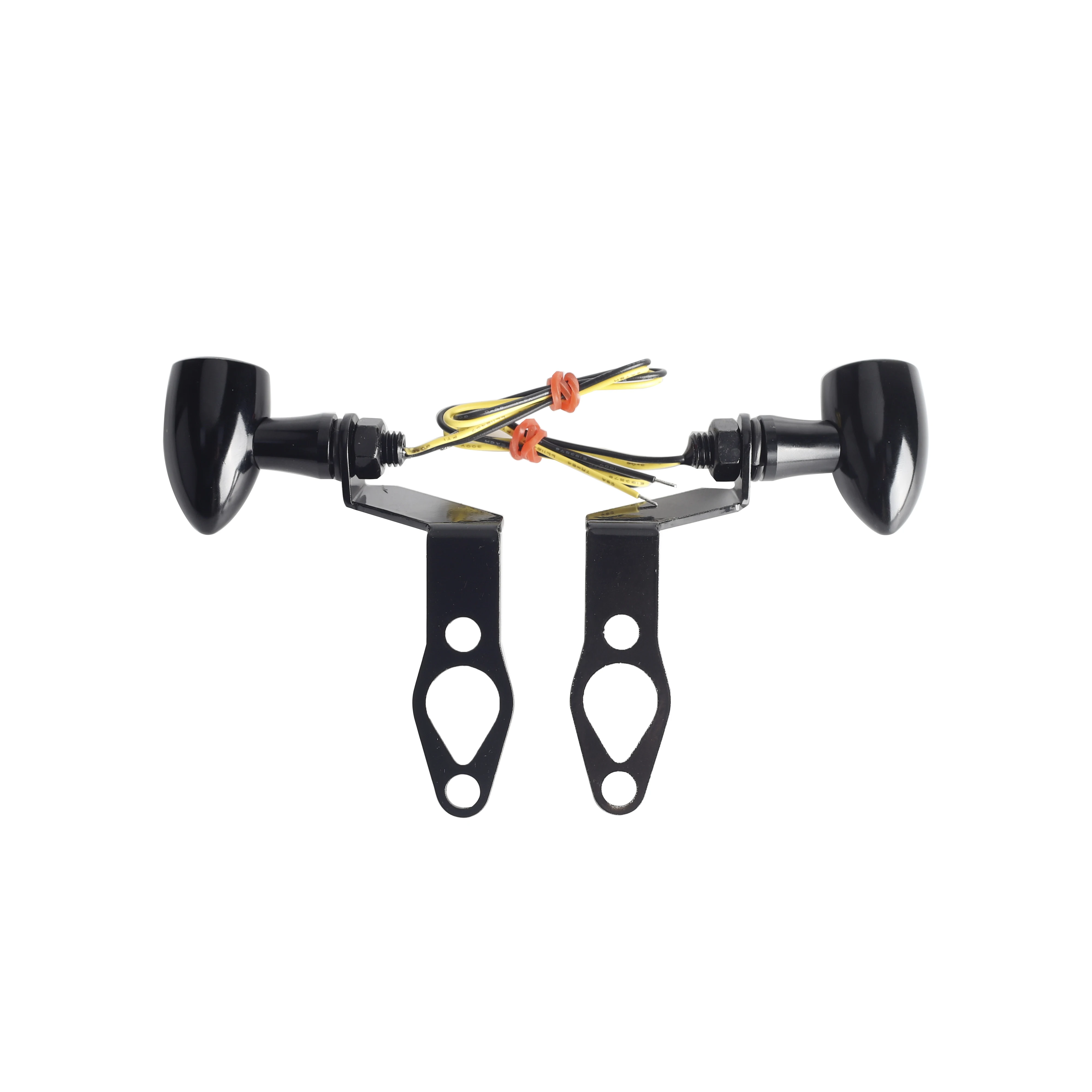 

Front LED Turn Signal Indicator Light with Mounting Plate Bracket Kit