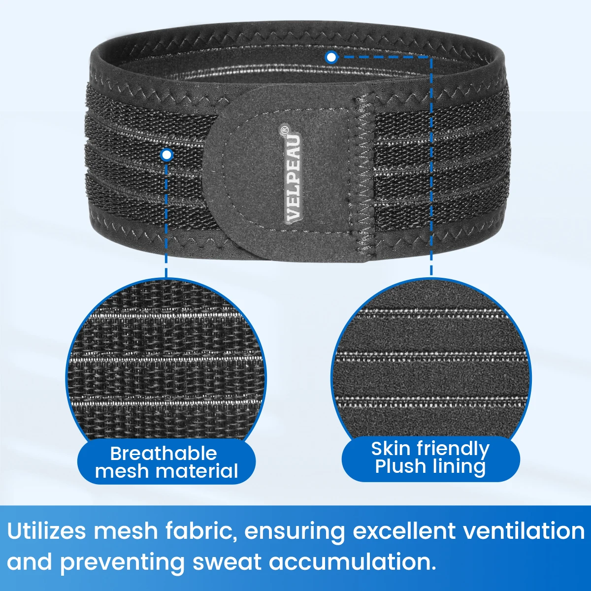 VELPEAU Baby Belly Hernia Belt with 3 Compression Pads, Umbilical Hernia Band Belly Button Abdominal Binder for Infant Newborn