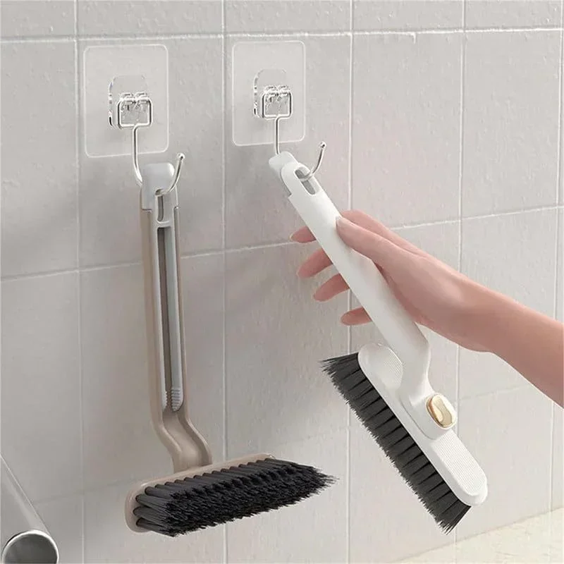 Multifunctional cleaning brush 2 in1 Hand-held 360° Rotating Corner gap Cleaning Tool Bathroom Kitchens Tile Floors Cleaner