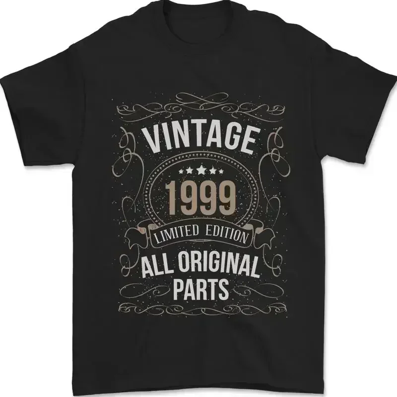 T-Shirt da Uomo Edizione Limitata 26 °   Compleanno 1999 100% Cotone