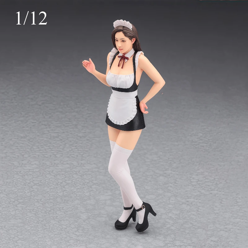 

1/12 Cast Resin Model, Beautiful Girl, Uncolored Model Needs To Be Assembled