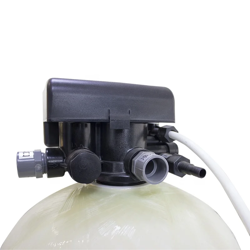 مصنع منقي المياه الأوتوماتيكي للغلاية مع صمام التحكم ومنقي المياه القلوية من الراتنج الأيوني #4