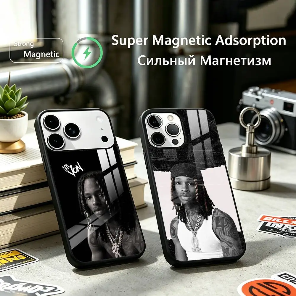 King V-Vons Rapper Phone Case For iPhone17,16,15,14,13,12 Plus,Pro Compatible with magnetic wireless charging