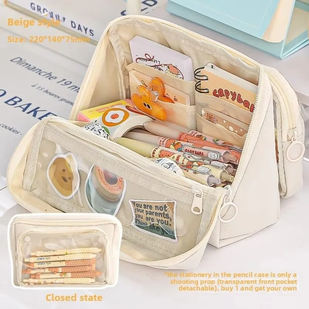 New Nine Layer Pen Bag Detachable Multi-functional Pencil Bag​​ Large Capacity Pocket Partition Pencil Case for Student Gift