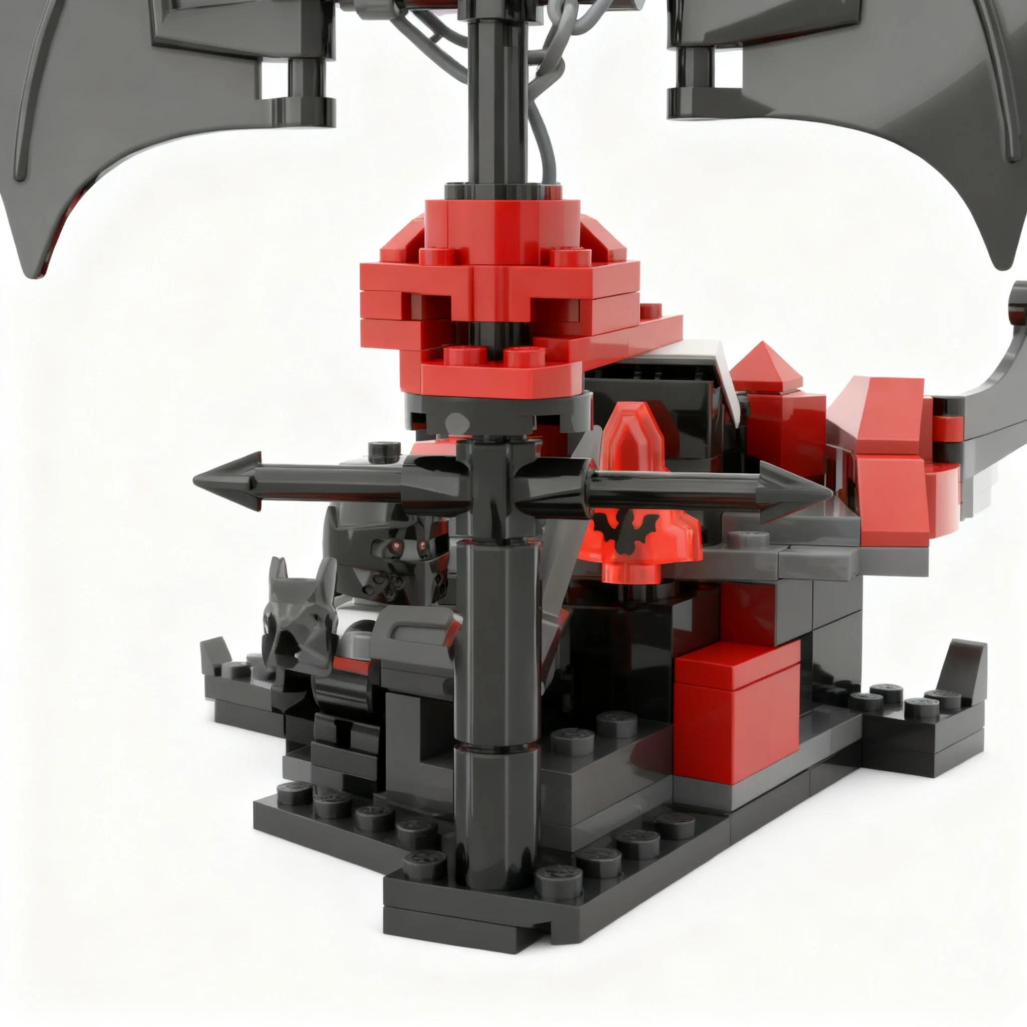 318pcs MOC Castle Fright Knights Knight Sea Demon Model Christmas Gift Creative Collectible Living Room Decor