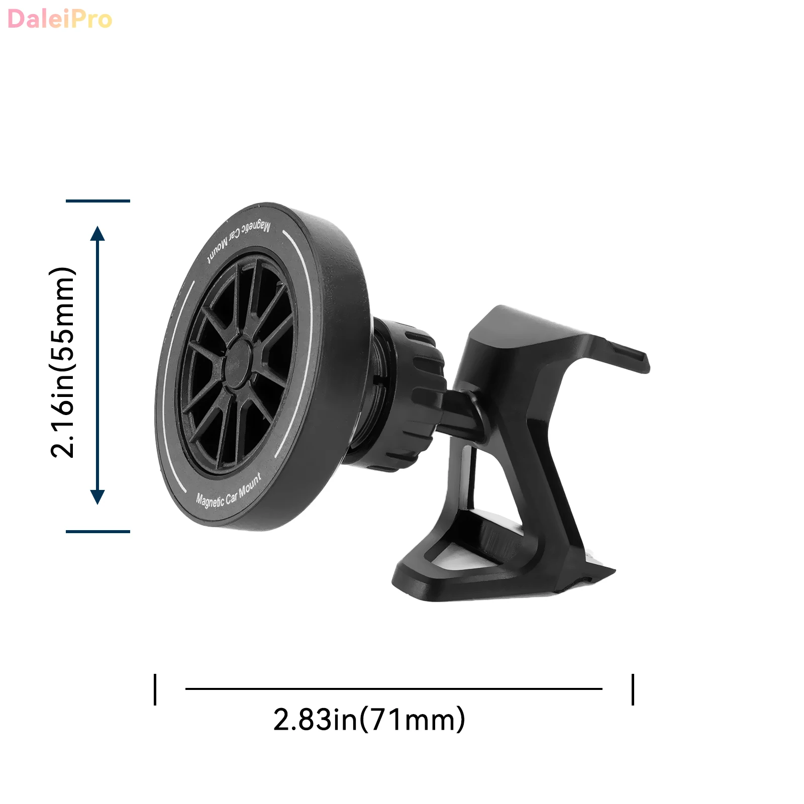 Maßgefertigte Magnetische Handyhalterung mit Luftstromkühlung für Audi A4 B9 2017-2024 2025, 360° Drehbar ° Schwenkbare Armaturenbrett-Halterungsbasis – Detail 5