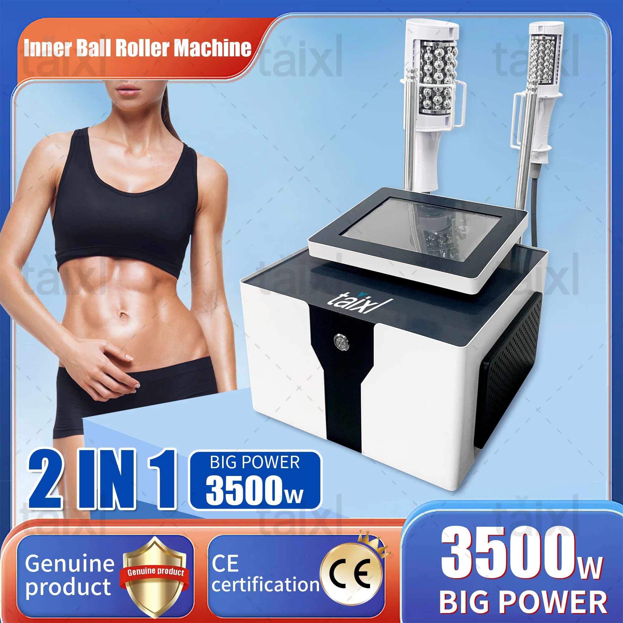 

2025New Cellulite Massager Vacuum Inner Ball Roller 360° Rolling Machine for Weight Loss Body Slimming Muscle Toning FatRemoval