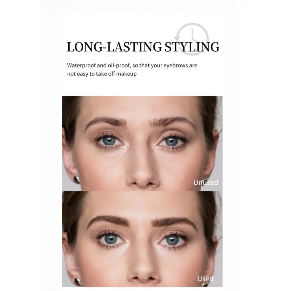 Cire coiffante durable pour sourcils, fixation de couleur, séchage rapide, étanche, résistante à l'huile, savon naturel pour coller les sourcils, liquide coiffant pour sourcils