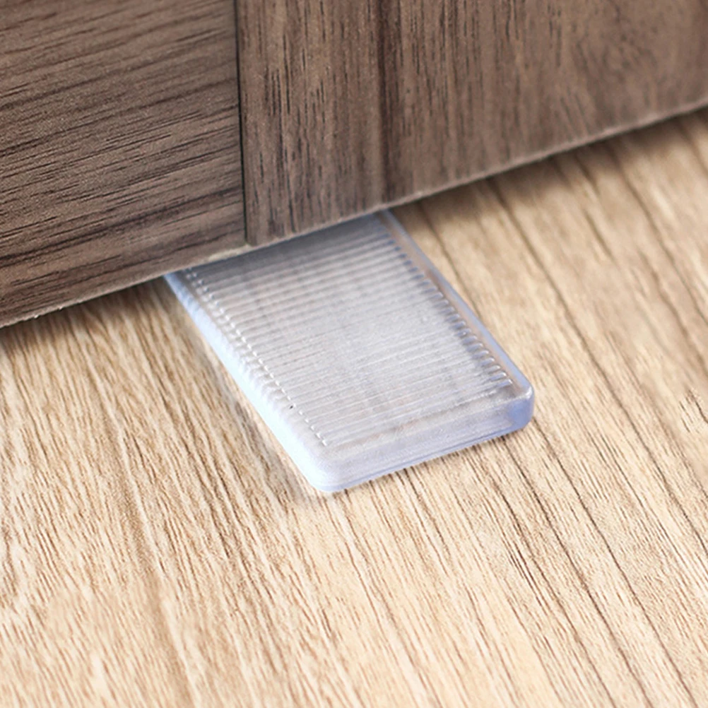 

4pcs Furniture Levelers Rubber Spacers Shims for Leveling Table Stabilizers Cabinet Bumpers Clear Feet HeavyDuty Home Office