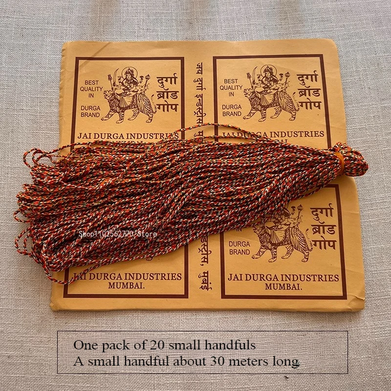 Hand-woven Multicolored Rope Xizang Tantric Vajra Knot Rope Dragon Boat Festival String Buddhist Prayer Beads Religious Supplies