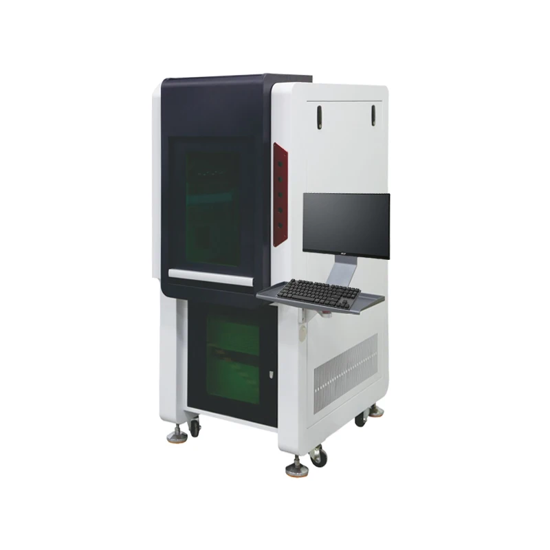 Customizable desktop closed MOPA fiber marking machine 200W for marking precious metal rings