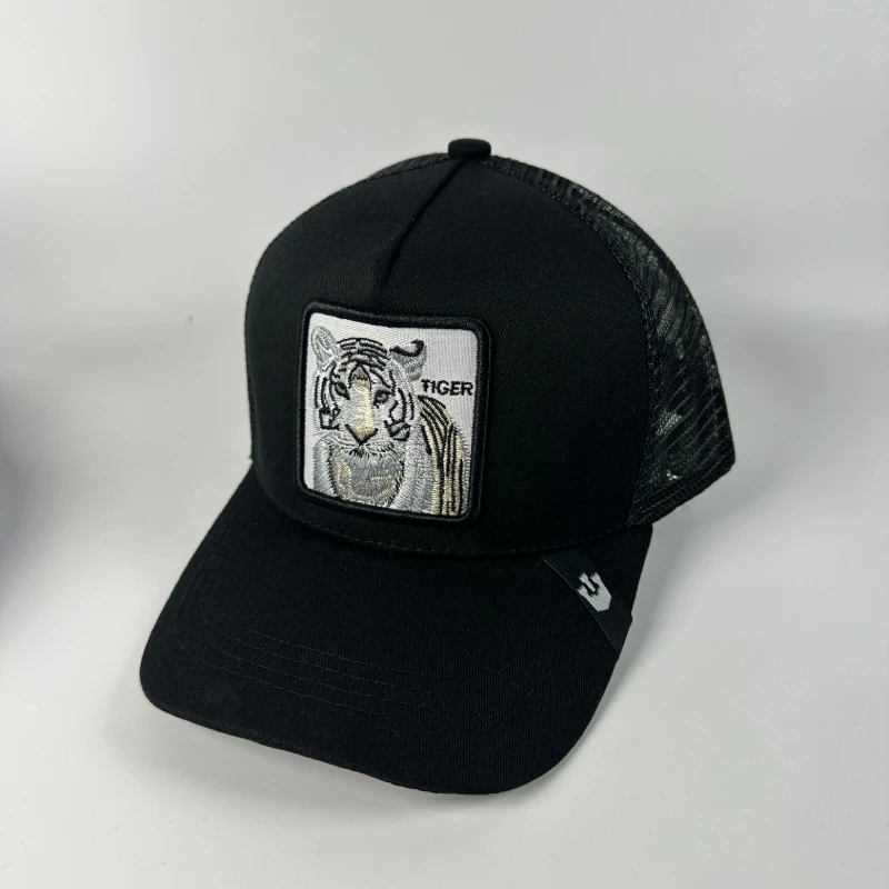 

Goorin Bros The Original Trucker The White Tiger Rooster Parrot Mens Winter Caps Soft Cap Baseball Cap Animals Hat Caps