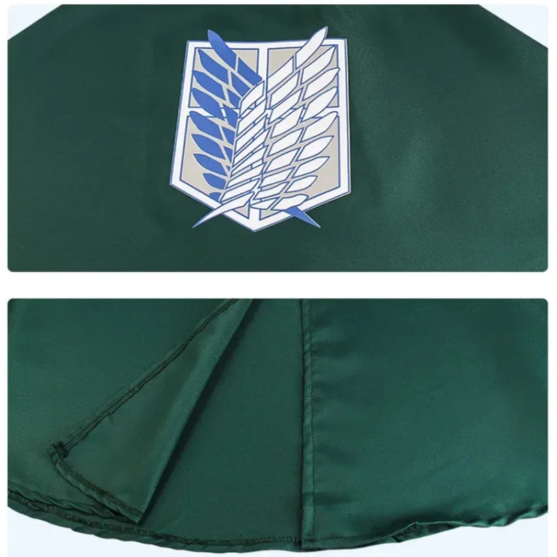 進撃の巨人-タイタン-マント-調査兵団-フリーダムマント-ケープ-ローブ-コスチューム-ゲーム-コスプレ-マント-小道具