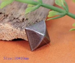 10mm Retro Stream Punk Metal Spike PYRAMID Rivet Studs DIY Leather Craft Decor