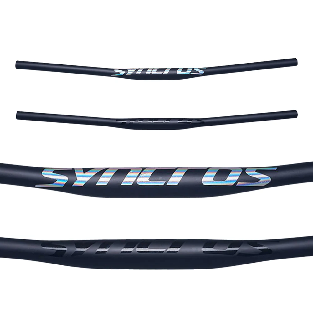 Syncros Handlebar Carbon Fiber Bicycle Handlebars MTB Bike Handlebars 31.8mm Flat Handle Bar 9 Degrees Width 580mm -760mm