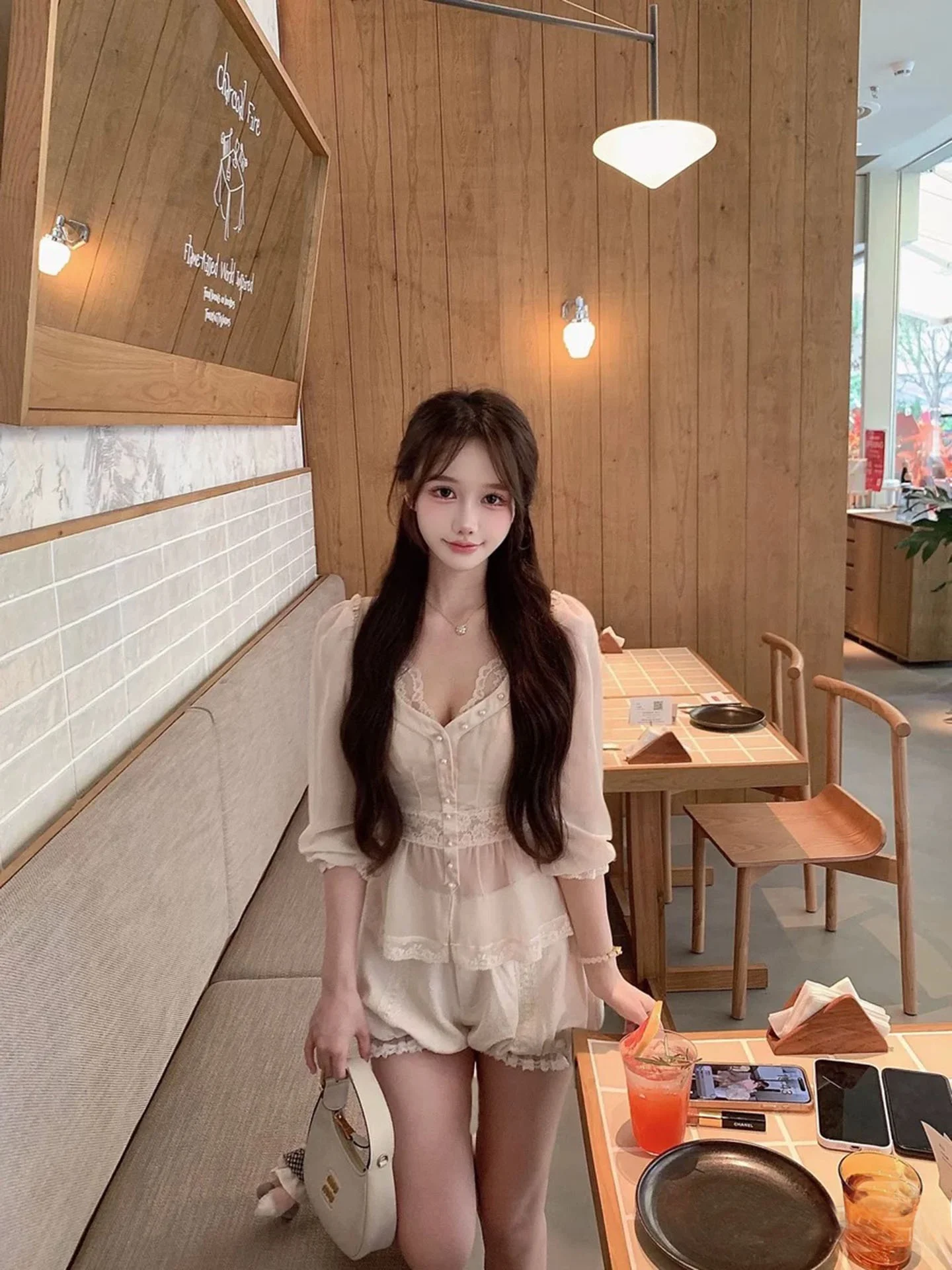 

Dragon Heart Japanese Style Retro Patchwork Lace Crop Top Strap Vest Cake Skirt Lace Skirt Pants Women's Summer Fashion