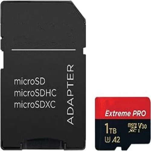 1TB Extreme UHS-I microSDXC Memory Card with SD Adapter for Consumer Electronics