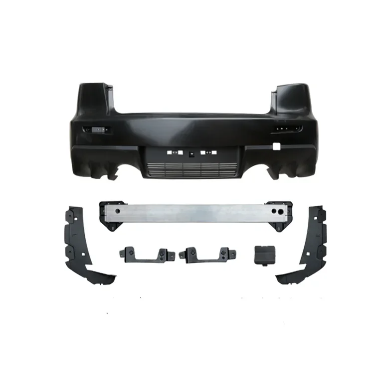 PP Rear Bumper For Mitsubishi Lancer EX 2008-2015 Upgrade Mitsubishi EVO Rear Bumper Body Kit