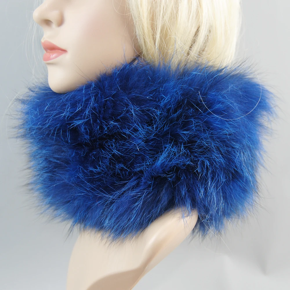2026 Women Winter Ring Fox Fur Scarves Luxury Neck Warmer Real Fox Fur Scarf Fur Headband Good Elastic 100% Natural Fur Mufflers
