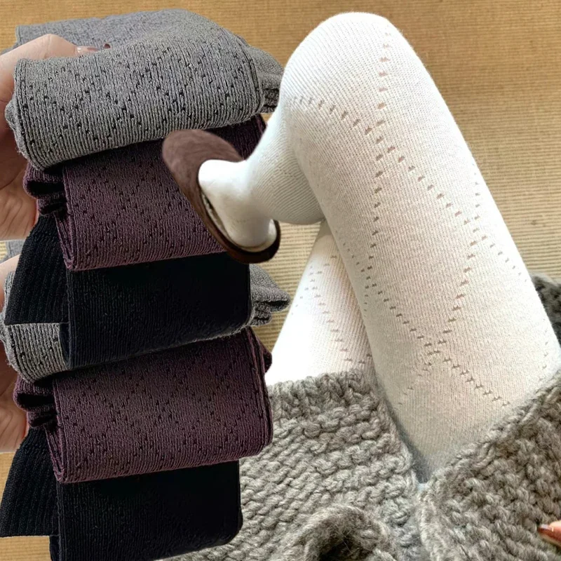 

Ретро ромбические жаккардовые колготки, осенне-зимние базовые колготки, высокоэластичные тонкие чулки, колготки, шелковистые колготки для вечеринки