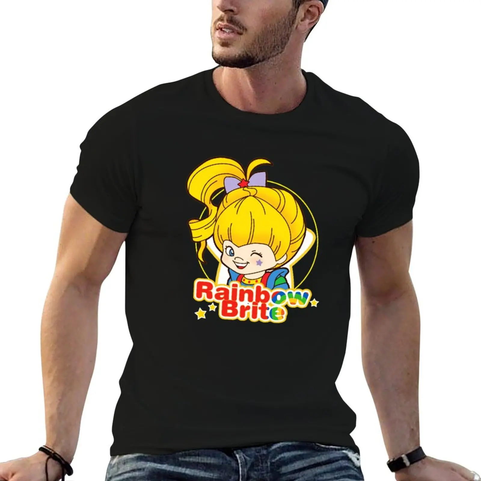 

RainBowzz Briteez cute T-Shirt man t shirt cotton high quality man graphic t shirt T-Shirt