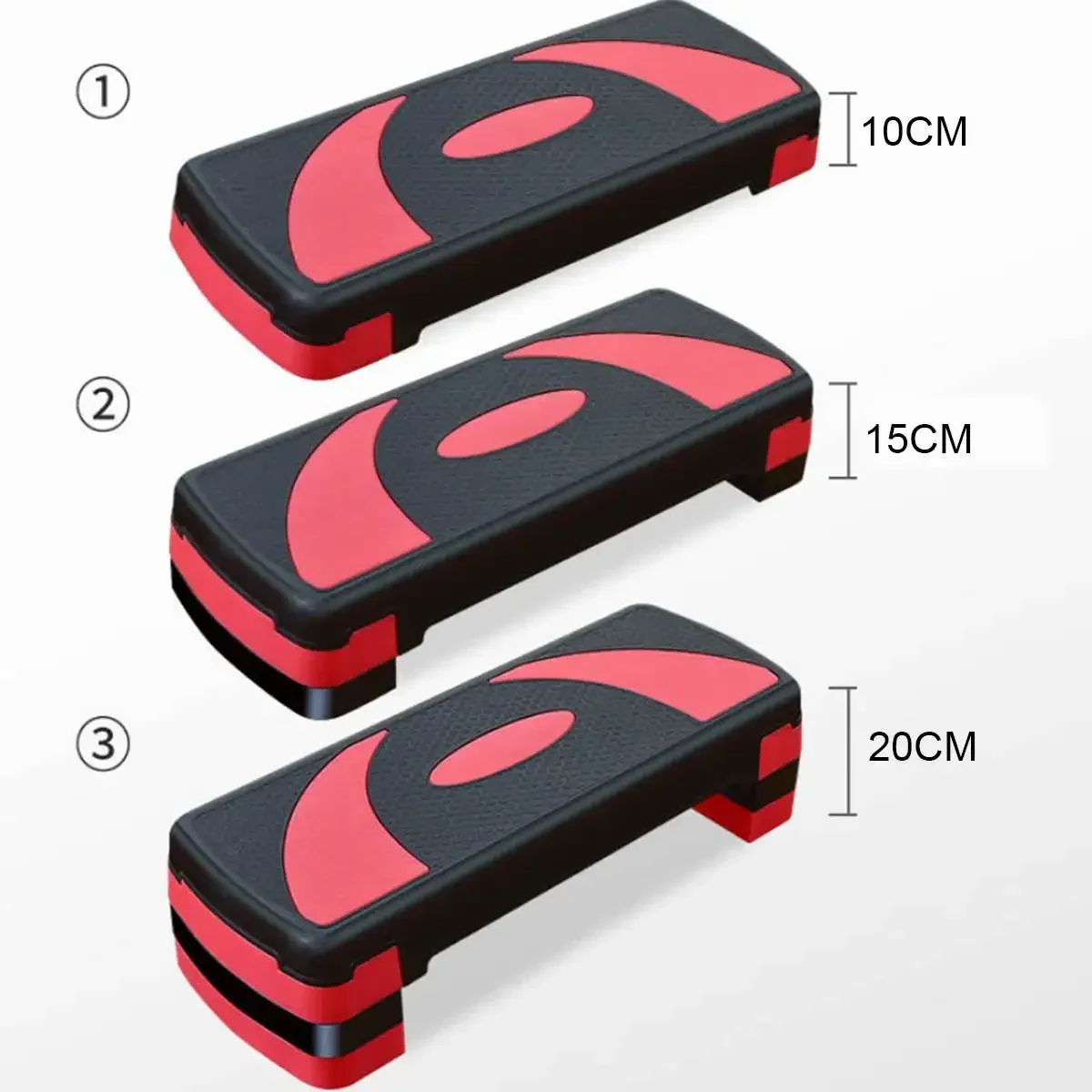 300 كجم خطوة اللياقة البدنية الجدول السائر الهوائية السائر رياضة الجمباز 3 مستويات ارتفاع قابل للتعديل تجريب معدات التمرين