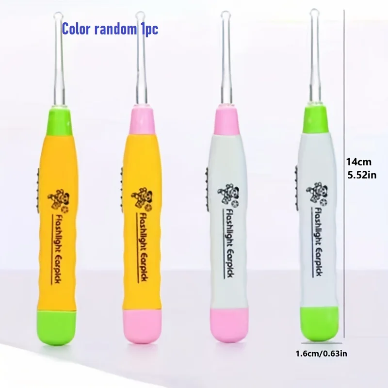 1/2PCS LED Lighted Ear Spoon Home Use Glowing Ear Cleaning Tool Ear Dredge Spoon image 6
