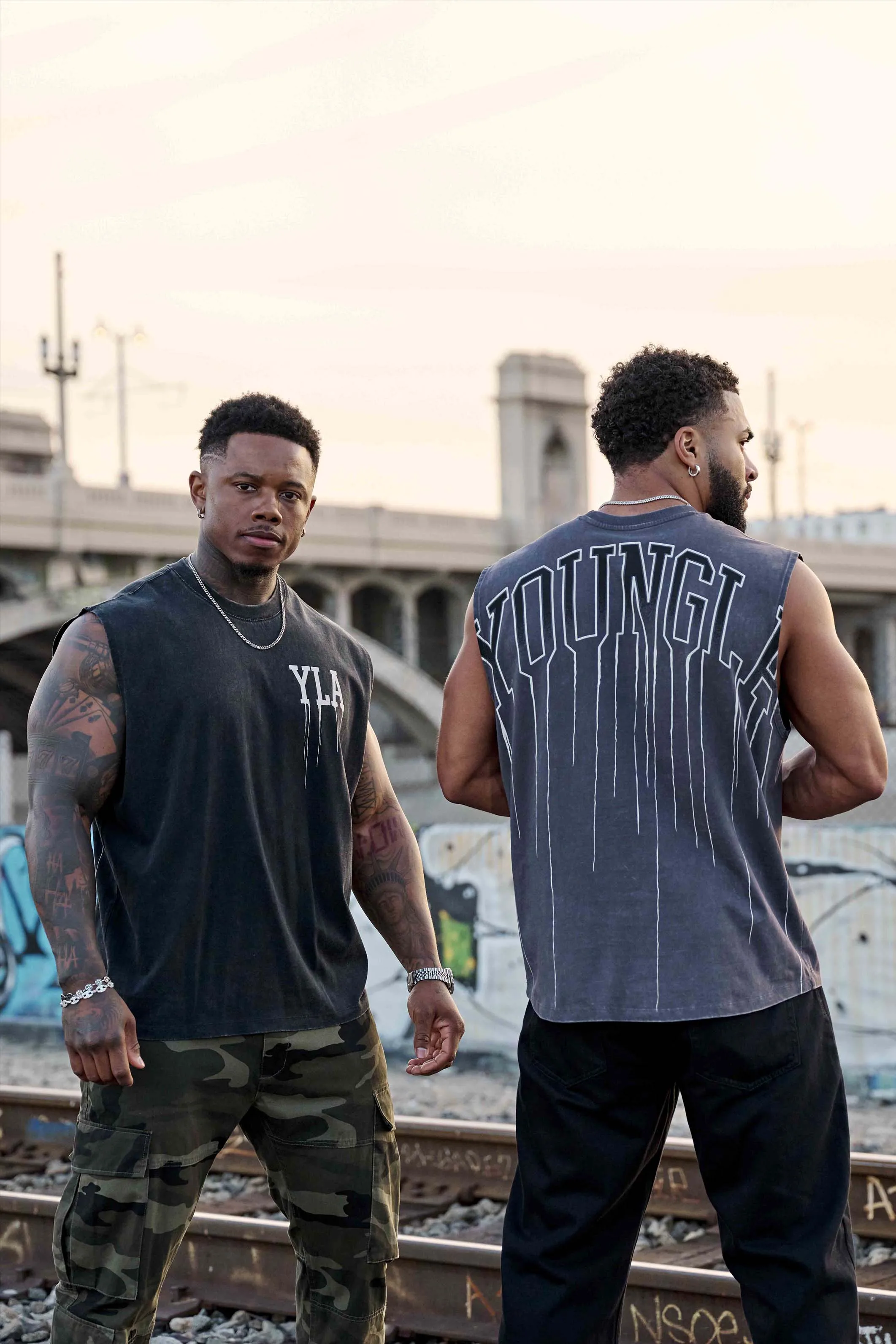 2025 YA New Men's Tank top Gym Cotton Workout Fitness sleeveless shirt men Pullover Round Neck Sports vest men Undershirt image 4