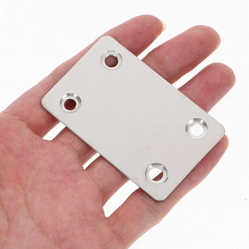 10Pcs Angle Code Fixing Bracket Iron Plate for Furniture Quick Links