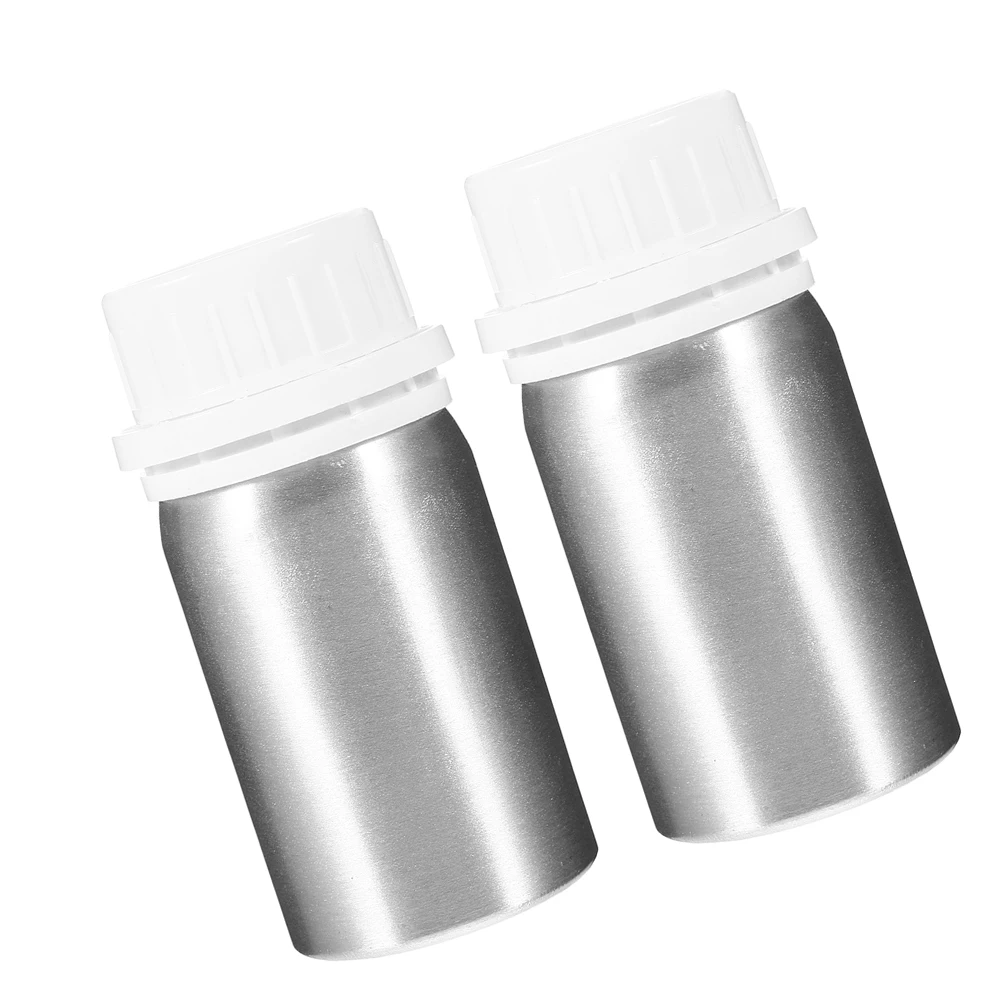 

2pcs Mini Perfume Bottles Empty Sturdy Material Versatile Use Travel Friendly Leakproof Design Portable Oil Bottle Refillable