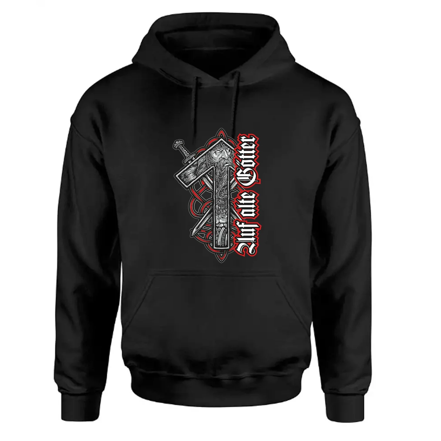 

Old Gods Odin Tiwaz Rune Justice Honor and Sacrifice Valhalla Pullover Hoodie New 100% Cotton Comfortable Casual Mens Sweatshirt