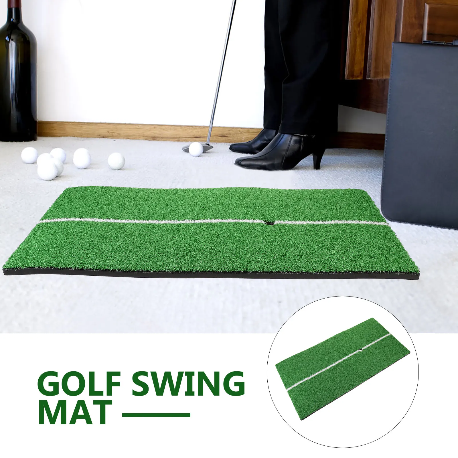 

Indoor Mat Indoor Golf Practice Swing Mat Swinging Cushion Gold Pad