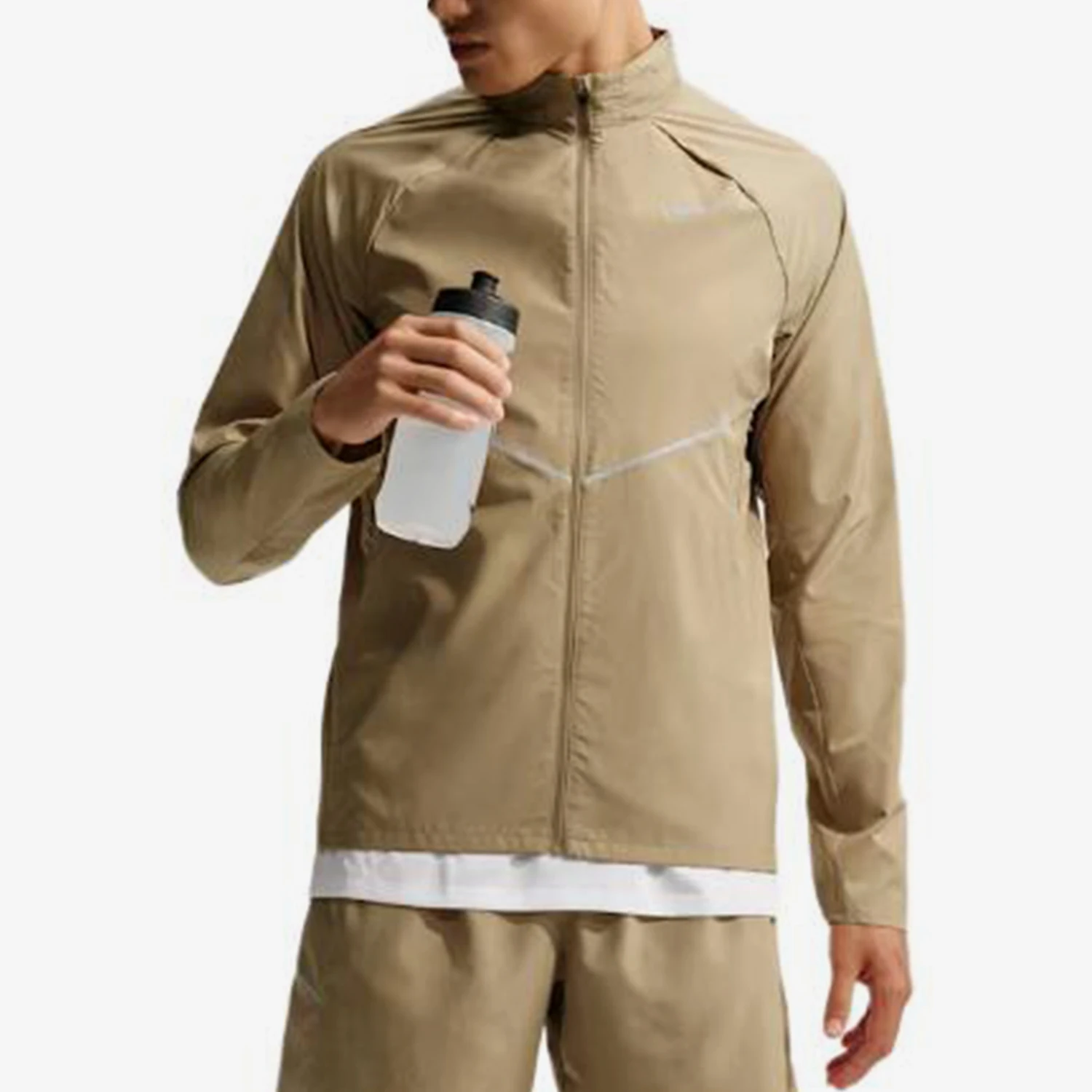 Nike genuine MILER men's classic hooded zipper long sleeved running jacket IF2370-213