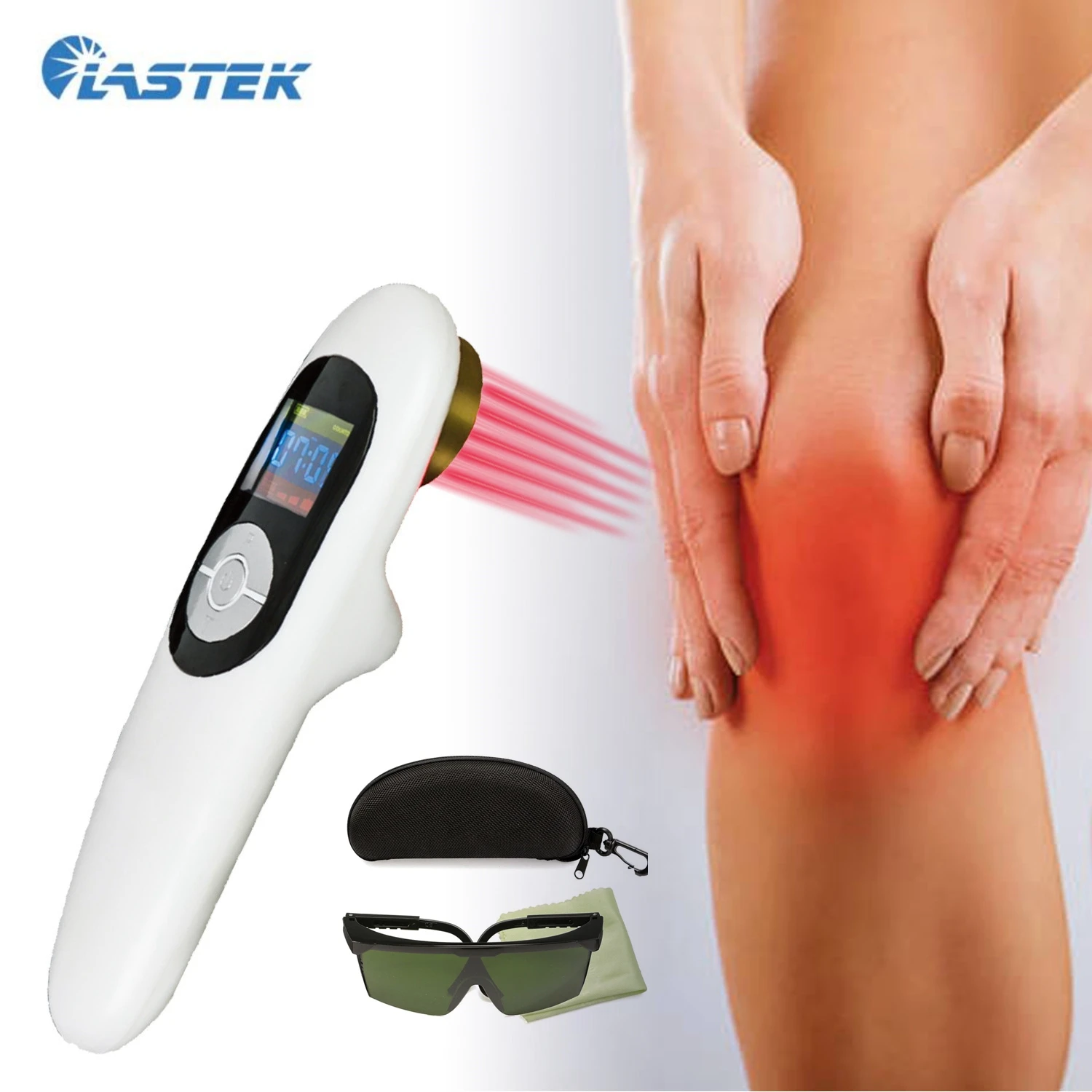 

LASTEK Handheld Laser Therapy Device Infrared Light Therapy for Joint and Muscle & Tissue Pain Relief