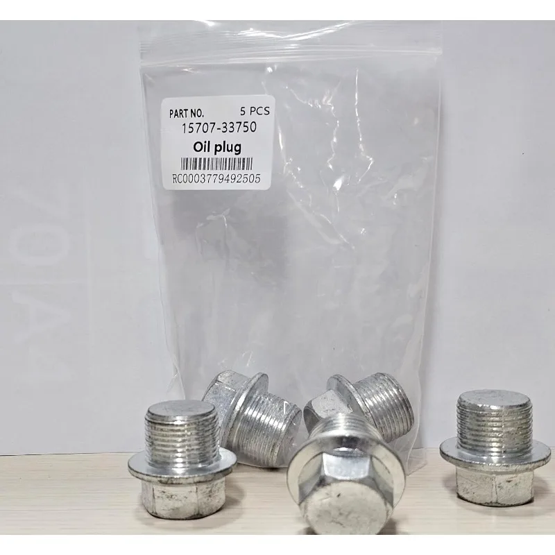 

15707-33750 Для масляной пробки Kubota KX019-4 KX057-4 U35 U27-4 U50-3 U50-5 U55-4 U48-4 U30-5 U55 Масляная пробка экскаватора