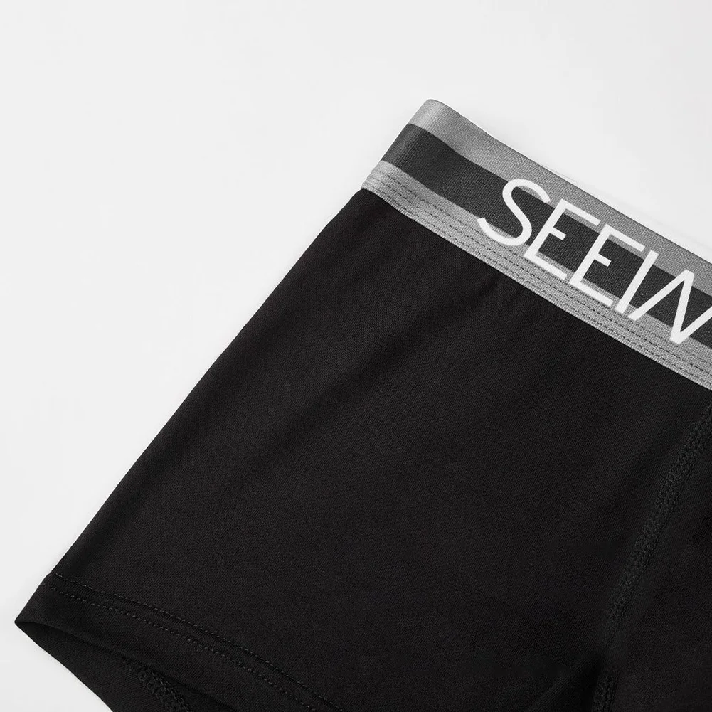 Fashion Underwear Breathable Boxers Ideal For Relaxing Black Soft Stretch Underpants Boxer Applicable For Male