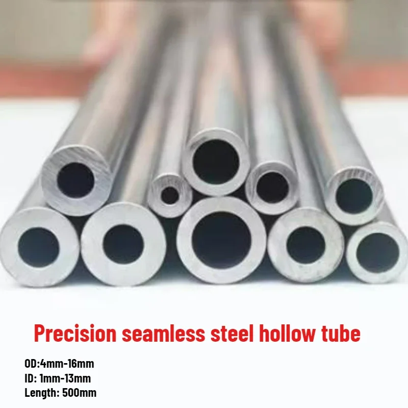 Präzisions-Nahtloses Stahlrohr, Außendurchmesser 4-16mm, Innendurchmesser 1-13mm, Länge 500mm, für Hydraulik und DIY-Modellbau – Detail 1
