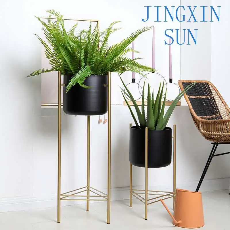 Tubang Modern Simple Indoor Floor-standing Iron Flower Rack