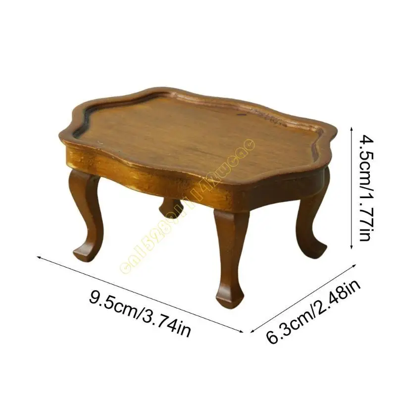 

Educational Dollhouses Living Room Coffee Table Supplies Playset for Dollhouses DXAD
