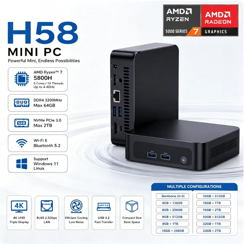 ミニPC AOOSTAR MN58 Ryzen7 5800U SSD512 GB16GB 011.jpg