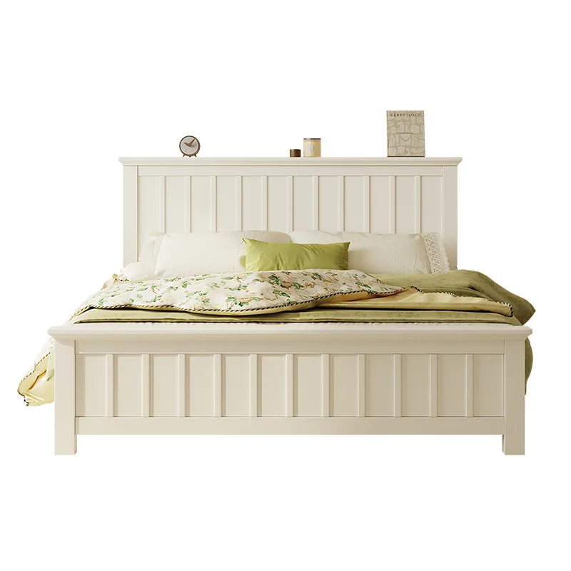 

console game bedroom, large bed, household bedroom solid wood bed
