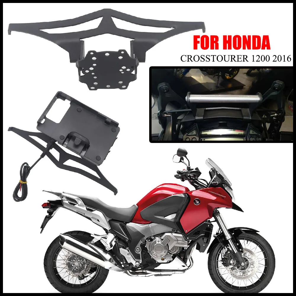 

NEWFor Honda VFR1200X Crosstourer VFR 1200 X 2016 - 2020 windshield Stand Holder Phone Mobile Phone GPS Navigation Plate Bracket