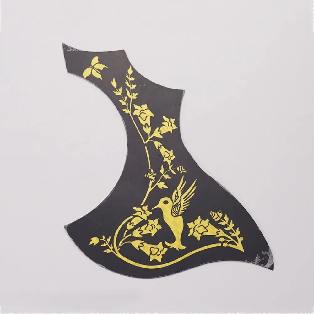 Professional Self-adhesive Folk Acoustic Guitar Pickguard ABS Bird Shape Pick Guard Sticker DIY Guitar Accessories Scratch Plate