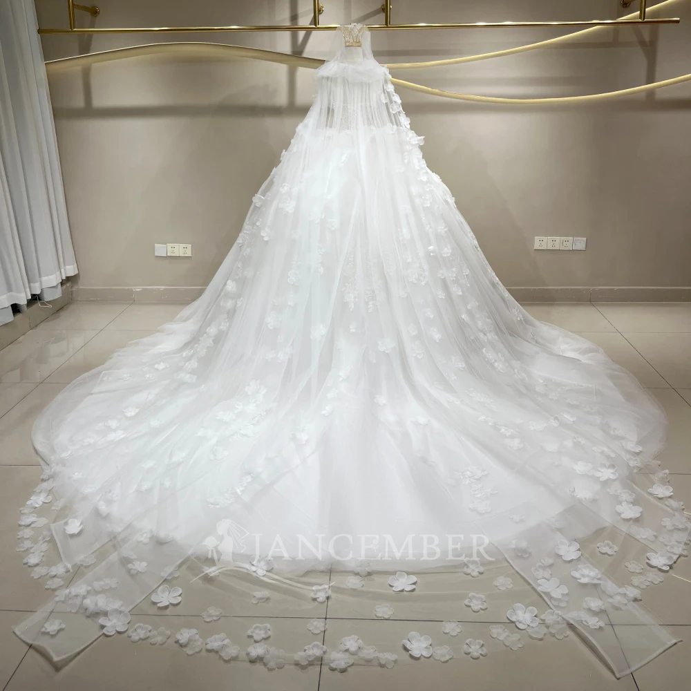 Customized Wedding Dresses Sequins Pearls Bridal Ball Gowns Strapless Sleeveless Princess Bride Dress Appliques Vestidos De Novi