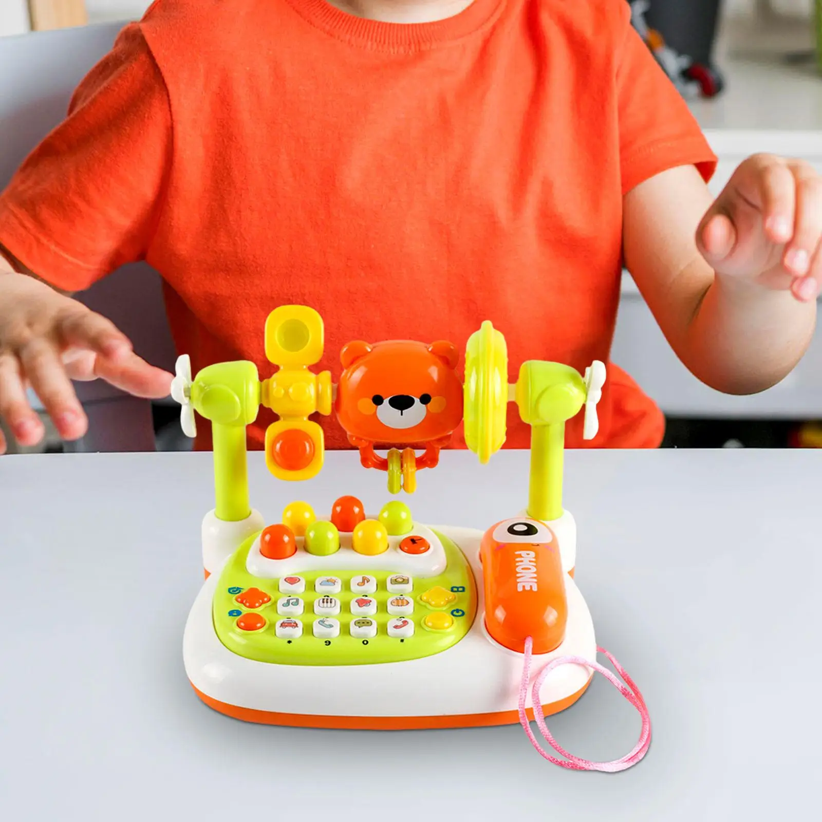 

Simulation Phone Toy Music Light Toy Early Education Parent Child Interactive Toy Preschool Development for Kids Interactive Toy