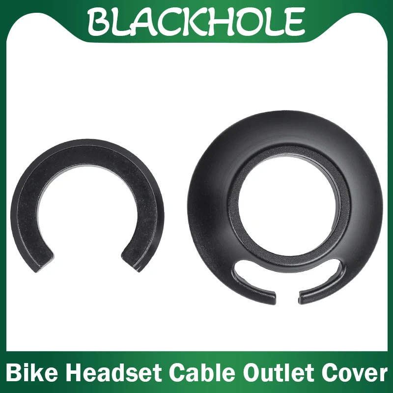 Bike Cable Outlet Headset Cover Use For 52mm to 52mm Diameter Frame Head Tube MTB Road Bike Frame Brake Line Outlet Hole Cover