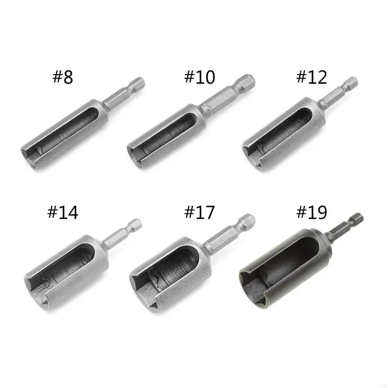 

Nut Driver Power Driver Socket Screwdriver Bits Tools 8/10/12/14/17/19mm L4MF