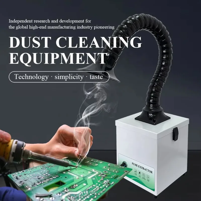 SZJIJE 70W Desktop Marking 3D Printing DTF Oven Smoke Absorber Small Soldering Welding Fume Extractor