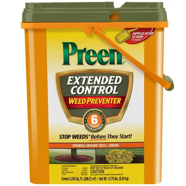 

Preen Extended Control Weed Preventer - 13.75 lb. Bag - Covers 2,245 Sq. ft.